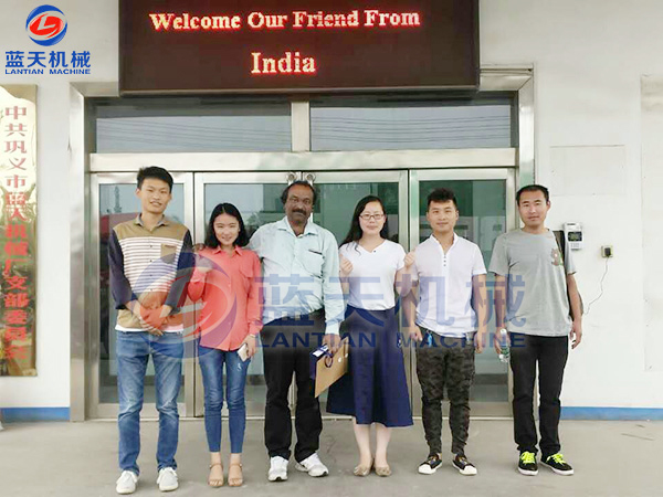 印度客戶再次訂購辣椒烘干機